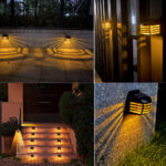 Outdoor LED Solar Light Waterproof Wall Lamp