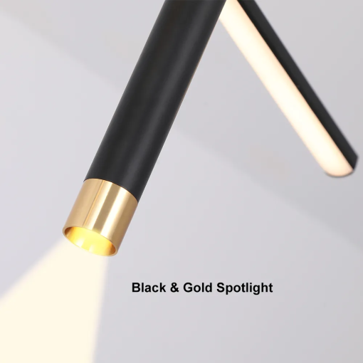 Modern Black Minimalist Chandelier - Perfect Lighting Solution